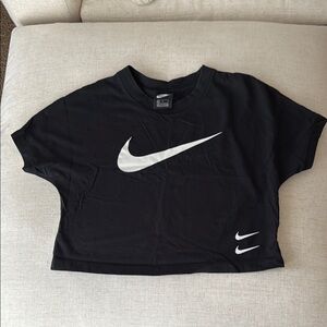 Nike Black Crop Top